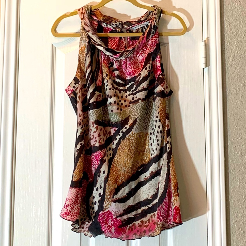 Elegant Multicolored Tank Top